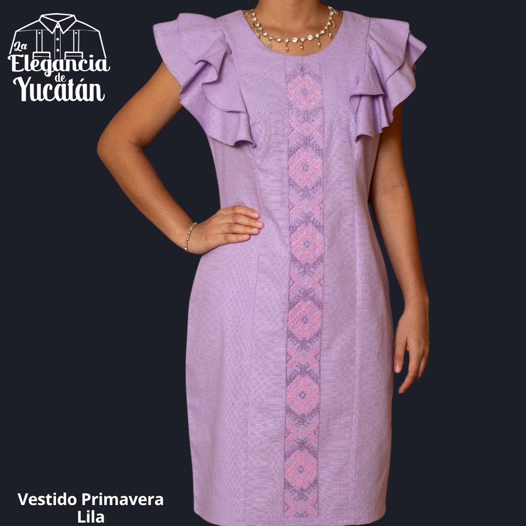 VESTIDO PRIMAVERA LILA