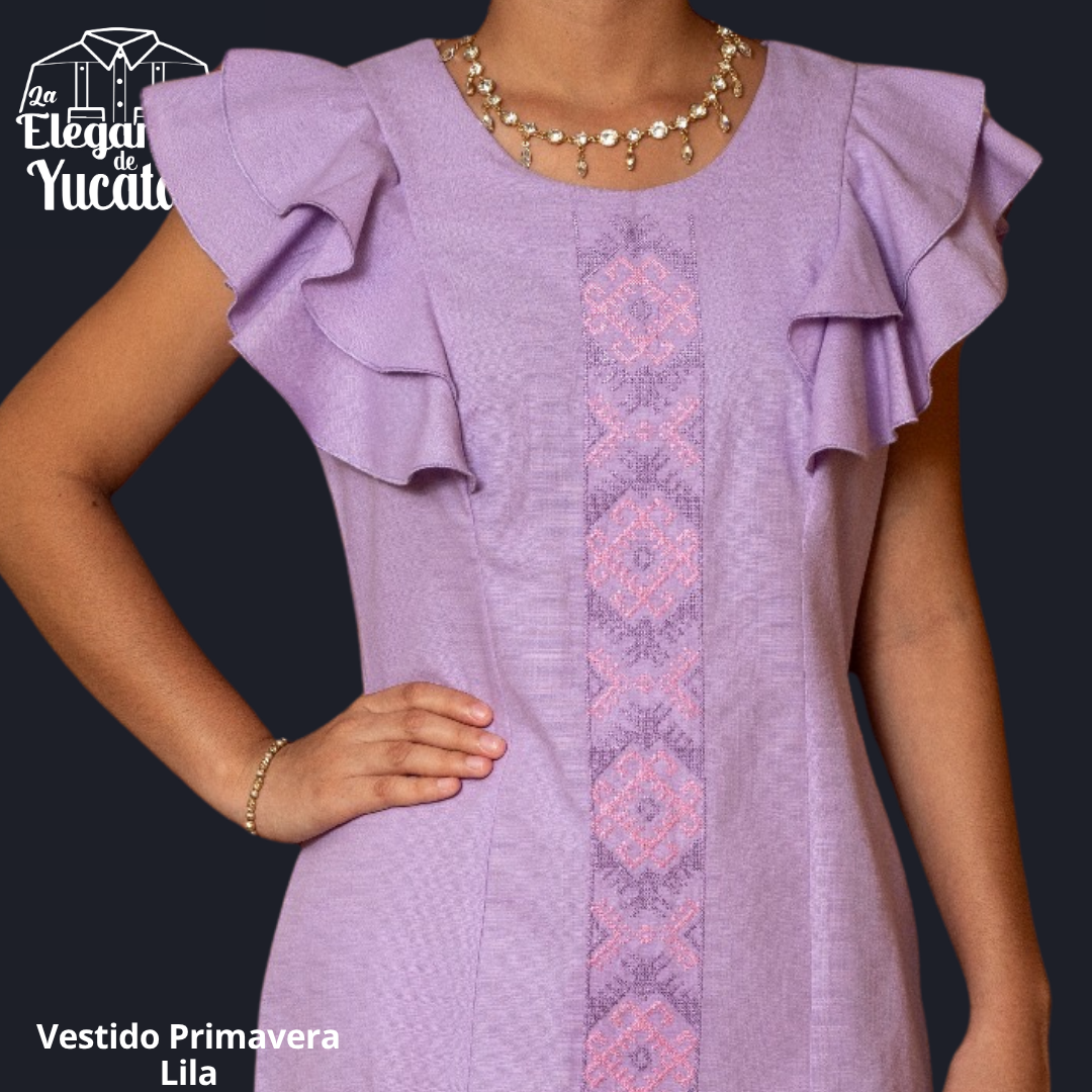 VESTIDO PRIMAVERA LILA