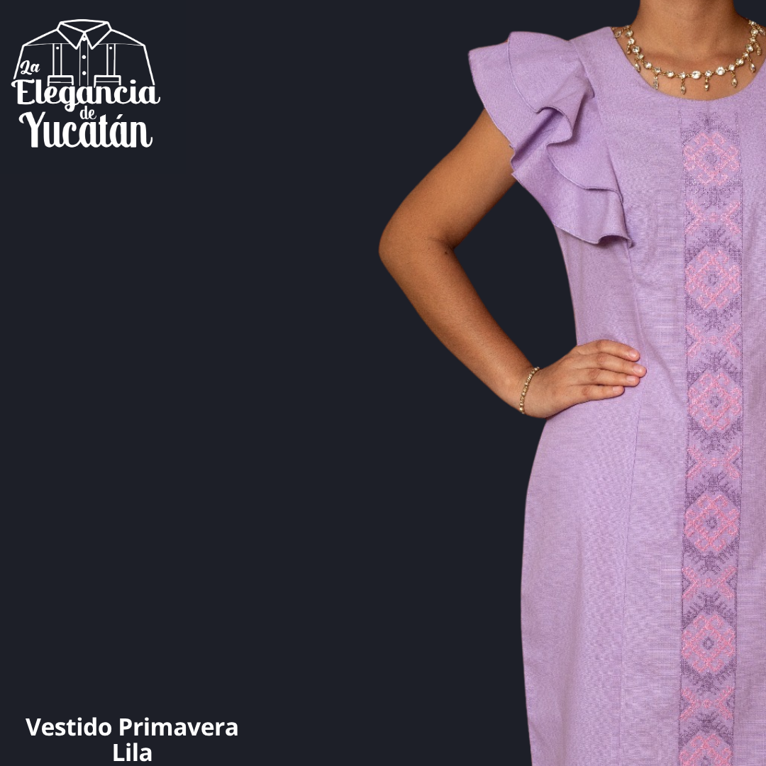 VESTIDO PRIMAVERA LILA