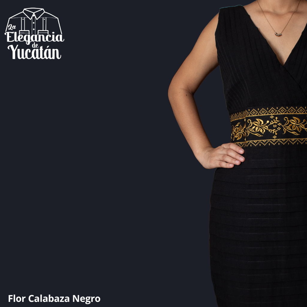 VESTIDO CALABAZA NEGRO