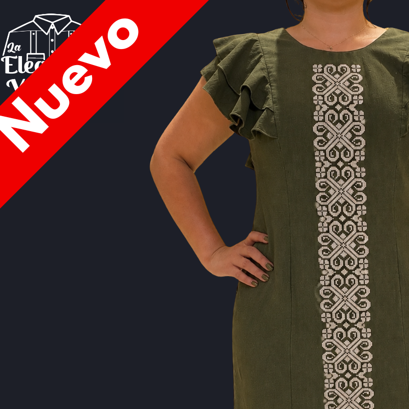 VESTIDO MOD 10 OLIVO