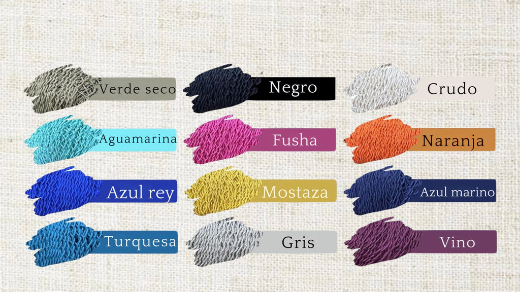 🌿 Hamaca Gris Yucateca de Algodón con Flecos | 🚚 ENVÍO GRATIS